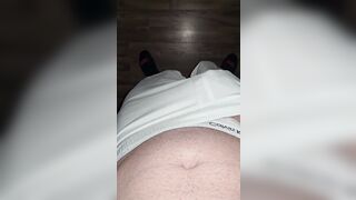 Athletic Excited Teen in White Nike Shorts Shows Off and Gets Hard - PhantomGentX Homosexual Solo"