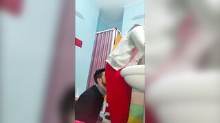 Girlfriends farting on her (Old movie)