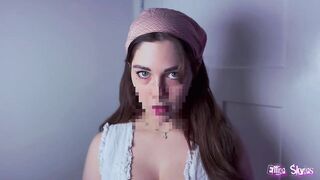 POV Taking Your Pleasing Breasty Step Daughter's Virginity and BREEDING Her Vagina - Ellie Skyes