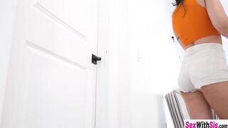 Small Oriental teen Lulu Chu drank large rod and teen enjoyed coarse sex