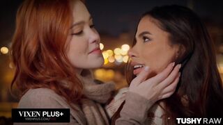 TUSHYRAW Petite And Taut Baddies Baby Nicols And Nicole Ari Take Turns Getting Their Butts Filled Up