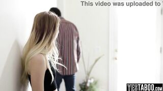 Large jock older stepdad seduces and screws distraught teen step daughter