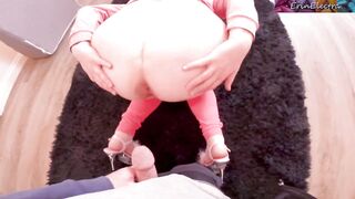 Group workout session with stepmom turns into messy butt to throat screwing and anal creampie