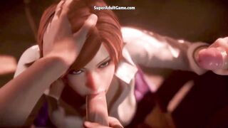 Wicked Student Beauty Sucks And Gulp in Classroom After School ( CG ANIME Gameplay )