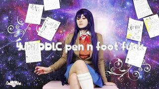 Yuri DDLC Yandere Love TEASER OmankoVivi Foot Fetish Masturbation Cosplay