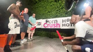 Fuck! Juicy T-Shirt Contest at PornCrush Pool Party with Blake Blossom, Summer Vixen, Rissa May