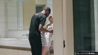 BLACKEDRAW Charming Little Baddie Demi Hawks Can Barely Fit Hollywood's Monster BBC