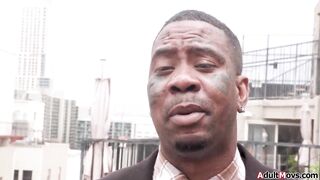 Im deepthroated by my black stepdaughter