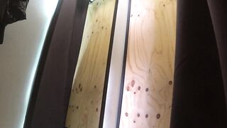 big beautiful woman mother I'd like to fuck trying on shorts in fitting room.