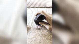 Trying recent toy on T penis. Sucks my jock wonderful!!!