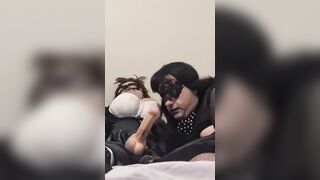 Corpulent Sissy Wench With Corpulent Butt Sucks Thick Rod Like A Priceless Whore Then Rides It