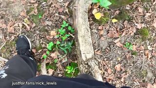 Drilled Unfathomable in the Woods – Cruising Bitch Gets His Butt Raw
