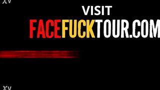 Large Bazookas Obedient Doxy Sloppy Upside Down Mouth Drilled Ends Up In Facial Ejaculation