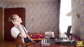 SHAME4K. Bugging Next Door Lady to Bang Her