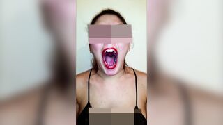 Beauty Giant Throat & Lengthy Tongue