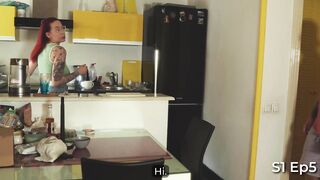 S1 Ep5: Step Mama’s Final Night in Share Couch Ends in Facial!