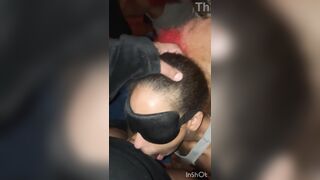 Blind-folded Light-Skin Tatted Large Ass Black Cheating Step-sister Sucking & Banging Her Large Brother’s BBC