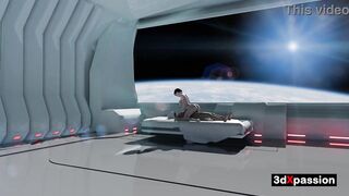 Neon Fantasies VR Hawt Cyberpunk Hotty Bounces in Cowgirl Until This babe Cums