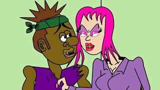 Laughable Animation About a Stud Getting interrogated by 2 Hot Female Cops