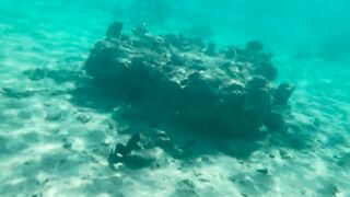 My bare diving on a public beach - rate what I can do underwater
