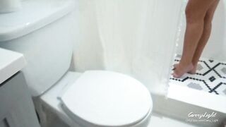 Step Mommy caught Step Son wanking and helps to cum quick on her cunt whilst her Spouse is home