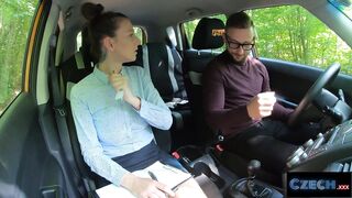 CZECH XXX - mother I'd like to fuck driving instructor needs her VAGINA licked to calm her down