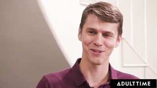 ADULT TIME - Hawt T-Hotty Brittney Kade Seduces Nervous Str8 BF For 1ST TIME TRANS BANG!