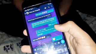 My stepbrother finds me talking to my boyfriends and I had to give him a head so this chab wouldn't tell anyone my secret.