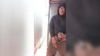 Nearly got caught. Got one off outside of the gym in an random airduct box