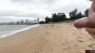 Public Shlong Flashing - Honey Lets Me Cum On Her Titties