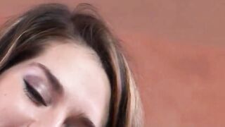 Large Tall Cutie with large natural saggy pierced Melons and Curly Twat tempt to 1st Time Interracial Casting Bang by BBC