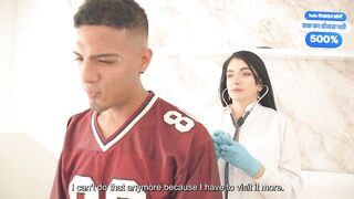 mother I'd like to fuck doctor discovers a BBC inside her patient's panties - DEEPTHORAT, LARGE MELONS