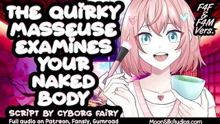 F4M - The Quirky Masseuse Examines Your Nude Body A Fleshly Massage Session