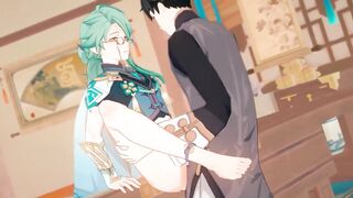 baizhu genshin impact queer manga animation