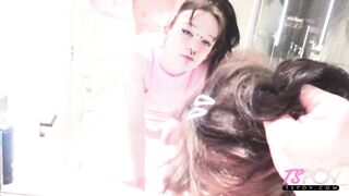 Behind the Scenes POV SEX with Amateur Trans Gothic Bimbo three