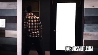 Hawt Brunette hair Teen Screwed By Boyfriend's Stepbrother