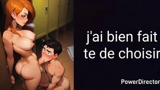 Joi in French: rencounter a futanari