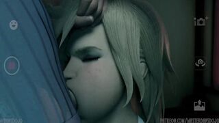 Slavemaster Dan Presents: Cute Golden-haired Gives The Roughest Sloppiest Animated Oral job Ever - Realm Hearts