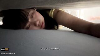 My Stepsister keeps getting Stuck underneath the daybed