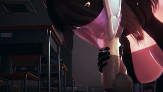 Uraraka banged in the classroom