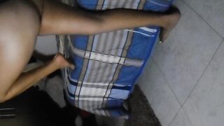 the chunky of my sister-in-law is filmed showing her vulva