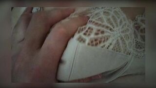 Stretching my wife's bazookas throughout my brassiere