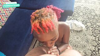 Creampie in a large titties black teen (part two)