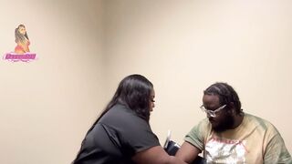 LASCIVIOUS big beautiful woman DR GETS FIRED FOR SUCKING SCHLONG AT WORK