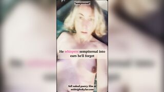 Sempiternal — Transfem In nature's garb Poetry Film Teaser, Erotic Bare Art