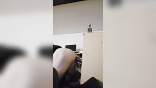 Sex toy butt screw on snaptchat