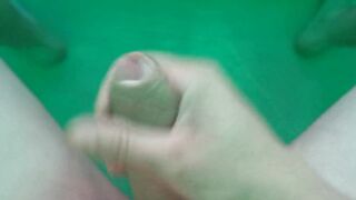 POV solo lustful dude masturbation