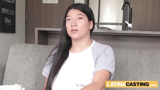 Massive Titties Colombian mother I'd like to fuck Goes All In For Her Try-out Discharged