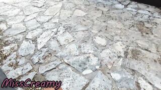 Extraordinary Naturism: Teacher Oral-job Bare in Public with Cum in Throat! - MissCreamy