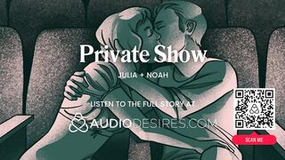 Risky Secret Public Sex in the Video Theater – Foreplay & Finger Play – ASMR Porn Roleplay Story For Chicks